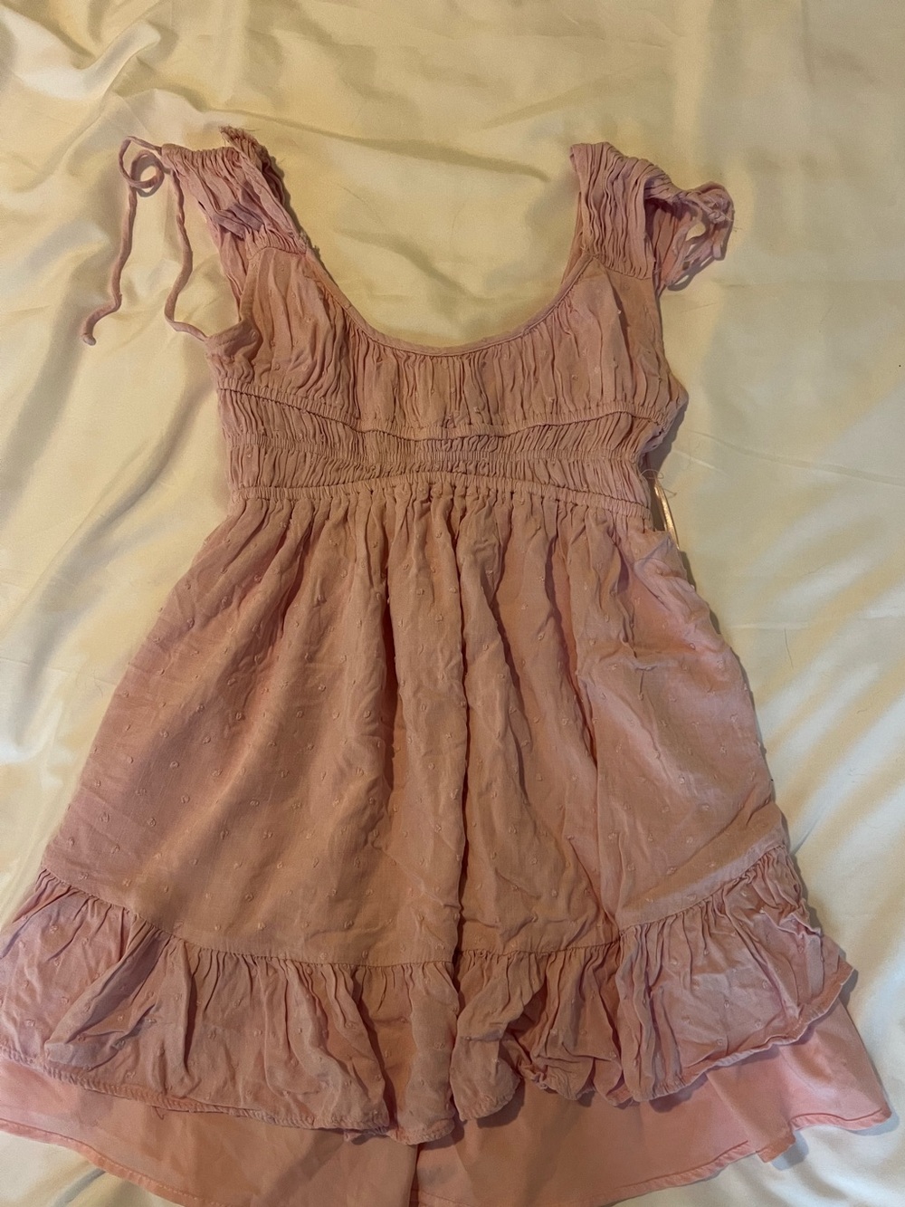 Sky to Moon Women’s Pink Ruffle Dress Size Small